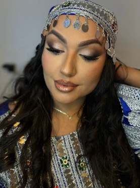 Make-up met traditionele look